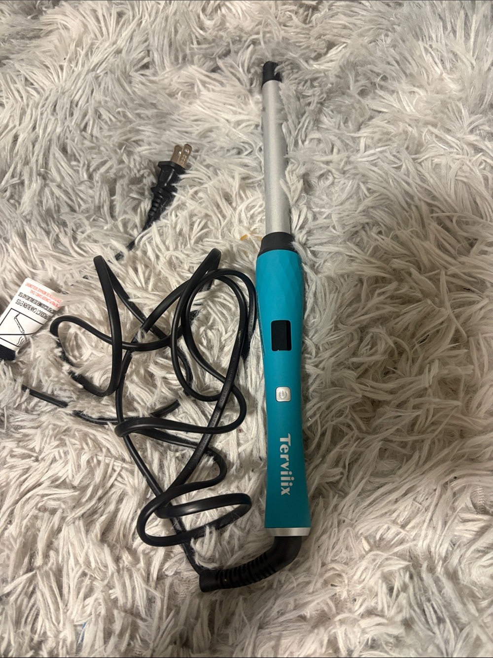 Teal Curling Wand – Fast Heat Styling for Smooth Curls